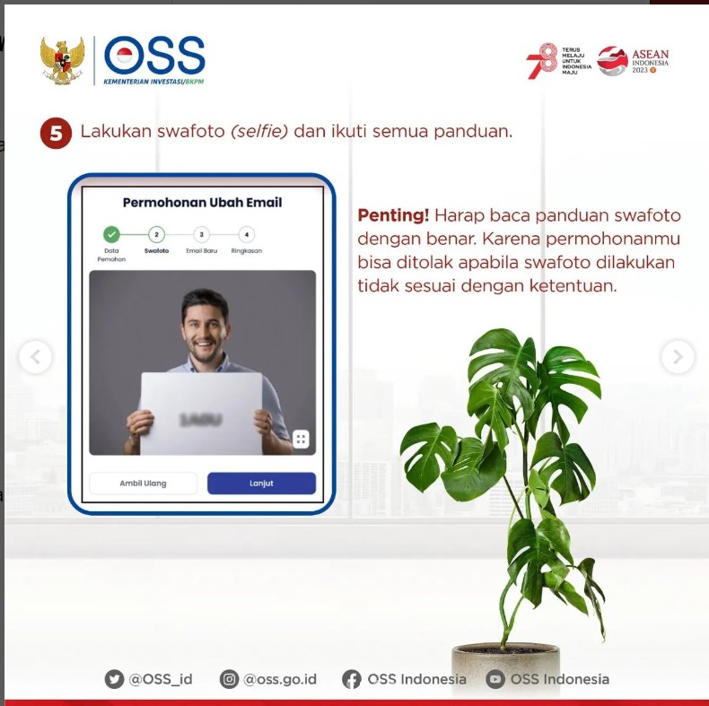 Panduan Ubah Email Badan Usaha di Sistem OSS Lanjutan 3